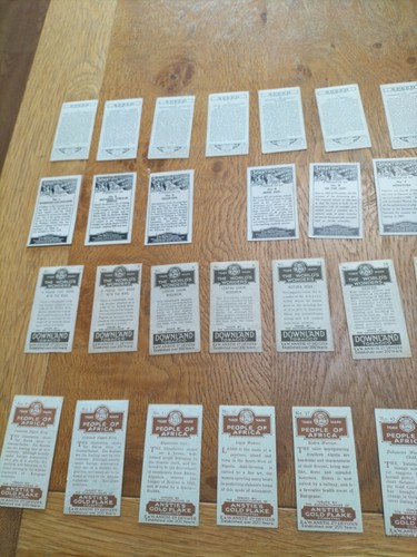 Cigarette cards ansties - cigarette,