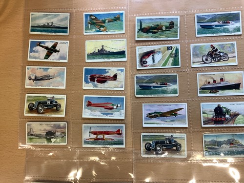 Cigarette cards wills speed - speed, in