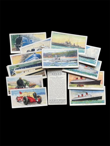 Wills cigarette cards speed - wills,