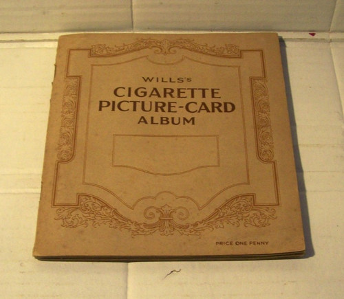 Wills cigarette cards album - cigarette,