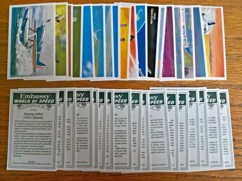 Wills embassy cigarette cards - wills,
