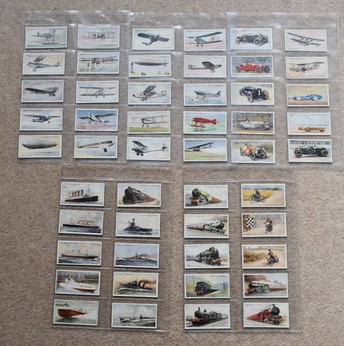 Wills cigarette cards speed - wills, cards:
