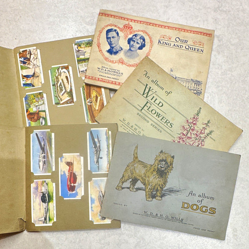 Wills cigarette card albums - card,