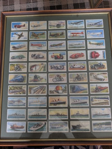 Wills framed cigarette speed - framed,